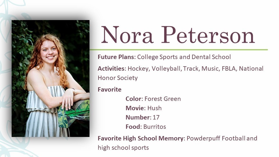 Nora Peterson